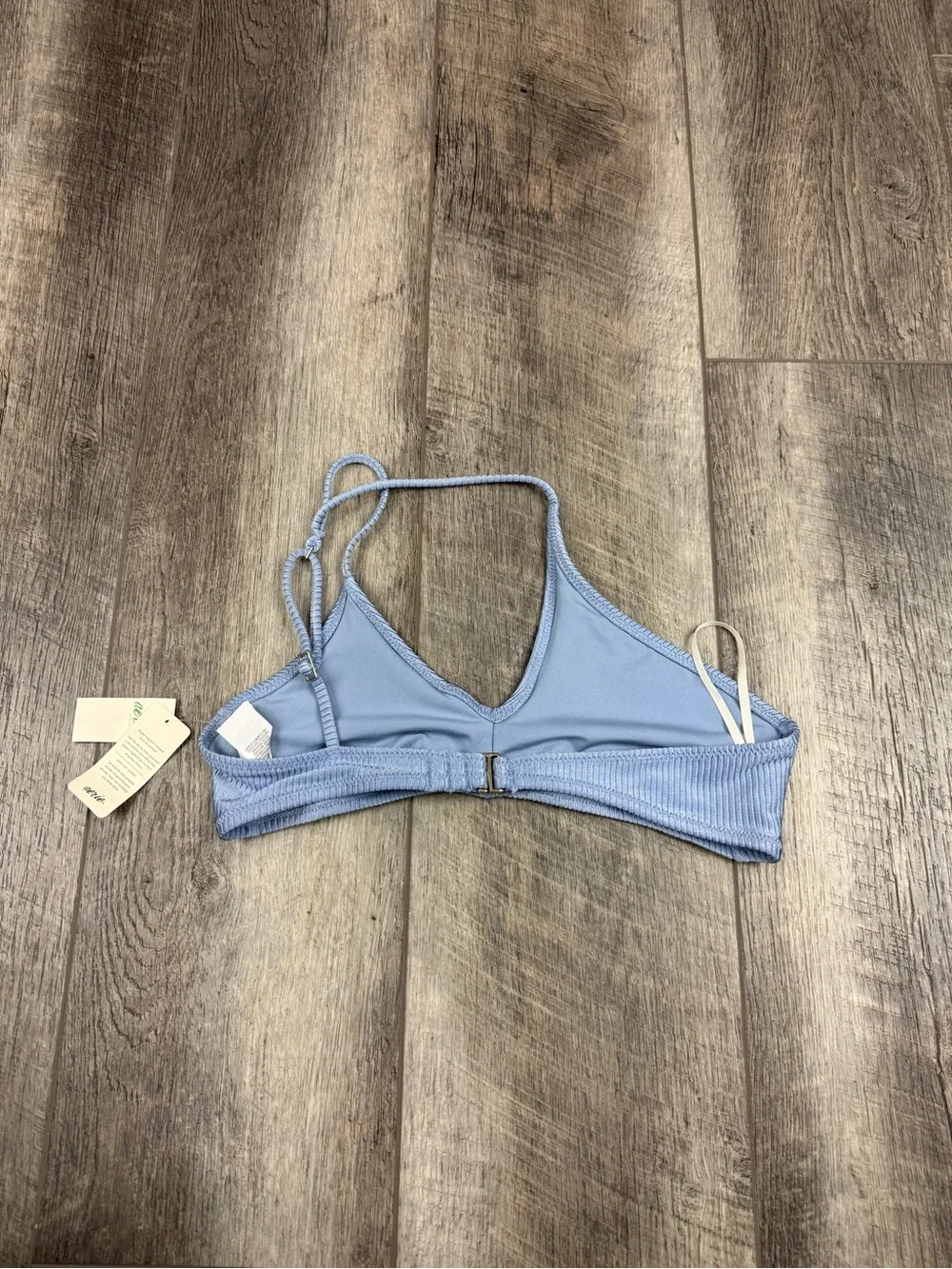 Aerie Blue‎ Ribbed Bikini Top